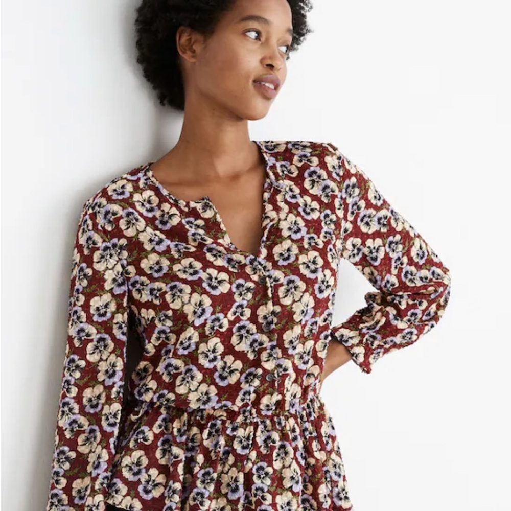 Floral Long Sleeve Top